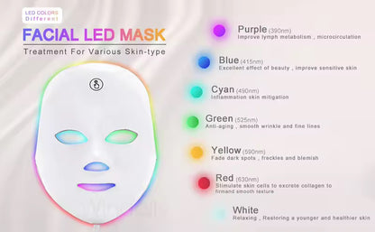 Vivid Elegance ™ LED Face Mask