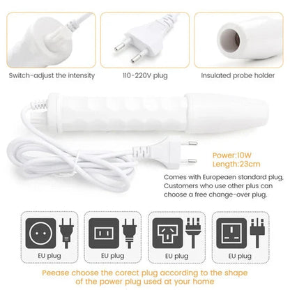 Vivid Elegance ™ High Frequency Skin Therapy Wand 4 in 1